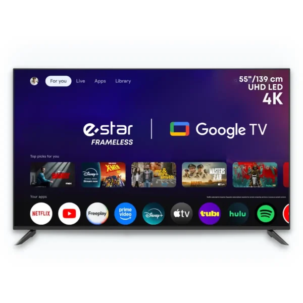 eSTAR Android TV 55"/140cm 4K UHD LEDTV55A1T2